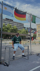 AM.RADIO x BLONDE Oversized Collared Soccer Jersey